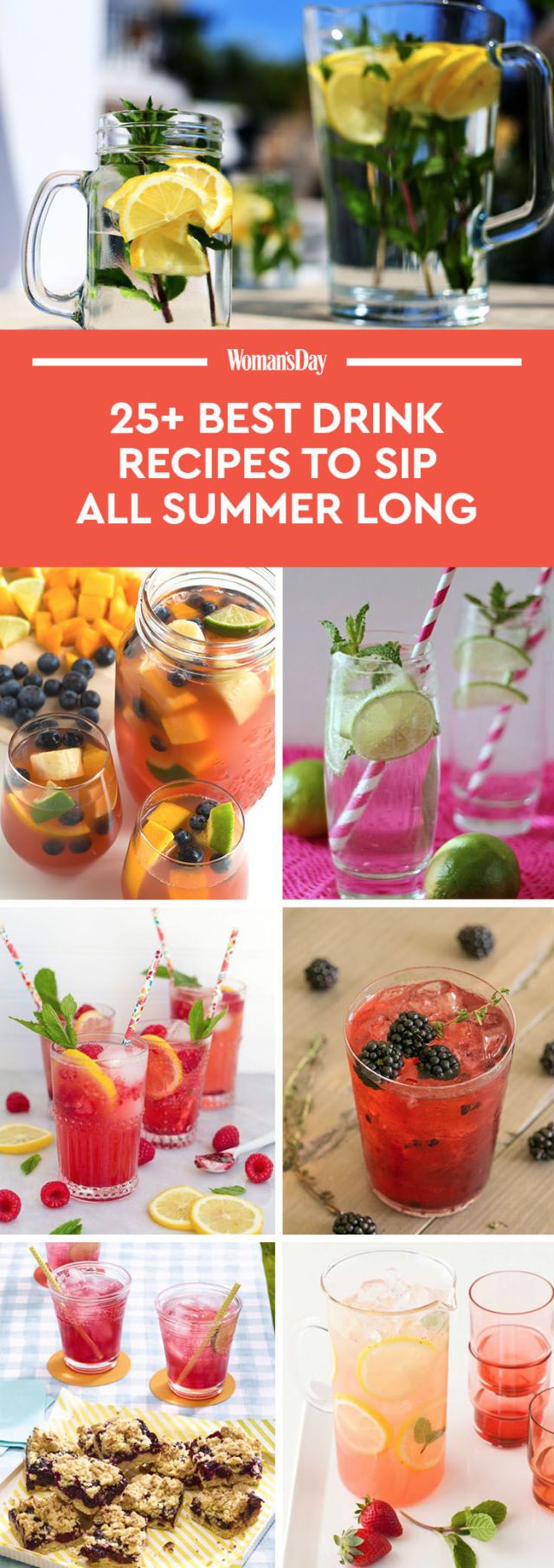 33 Best Summer Drink Recipes Easy Non Alcoholic Summer Drinks